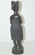 Delcampe - STATUETTE BOIS Foncé Sculpté FEMME AFRICAINE Pilant Le MIL OBJET ETHNIQUE ANCIEN COLLECTION DECO VITRINE - Madera