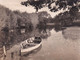 A10069- FISHING BOAT ON THE LAKE VINTAGE PHOTO PHOTOGRAPH POSTCARD - Pêche
