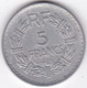 5 FRANCS 1947 (9 Ouvert ) Aluminium - 5 Francs