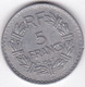 5 Francs Lavrillier 1947 B (Beaumont Le Roger) , 9 Fermé , Aluminium - 5 Francs