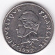 Nouvelle-Calédonie. 20 Francs 1992 En Nickel - New Caledonia