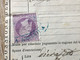 PomarettoMarca Da Bollo Fiscal Pinerolo Italie Ecersizio 1882 Royaume - 1878-00 Humbert I -☛Somma Pagata - Revenue Stamps