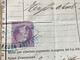 PomarettoMarca Da Bollo Fiscal Pinerolo Italie Ecersizio 1882 Royaume - 1878-00 Humbert I -☛Somma Pagata - Steuermarken