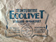 Petite Feuille De Papier D'emballage Avec 1 Publicité, Teinturerie ECOLIVET à SAINT HILAIRE DU HARCOUET, (50) - Matériel Et Accessoires