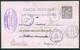 1884 France Carte Postale Stationery Aorchies (Nord) Valenciennes A Lille Railway, Belgium Villers-la-Ville TPO - Cartes Postales Types Et TSC (avant 1995)