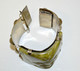 Delcampe - SUPERBE ANCIEN BRACELET MANCHETTE ARGENT 925e SILVER MEXICO Et PIERRE ONYX XXe COLLECTION VITRINE - Bracelets