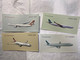 Plane, Airplanes, Cathay Dragon & Cathay Pacific Airlines, Lot Of 11 Hong Kong Cathay Pacific Airways Aircraft Stickers - Aufkleber