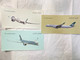 Plane, Airplanes, Cathay Dragon & Cathay Pacific Airlines, Lot Of 11 Hong Kong Cathay Pacific Airways Aircraft Stickers - Aufkleber