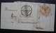 Lyon  A 1859 Pc 1818 Sur 40 Centimes Orange Pâle Lettre De Vouillemont Frères Pour Carcassonne - 1849-1876: Période Classique