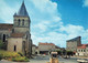 87 Oradour Sur Vayres Place De L' Eglise Voiture Auto Citroen Ami Peugeot 404 504 - Oradour Sur Vayres