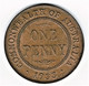 Australia 1933 Halfpenny Almost Uncirculated Red/Brown - ½ Penny