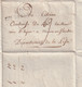 DDZ 749 - Soldats Belges De NAPOLEON - Lettre Précurseur 42 CHAALONS An 8 Vers De Bal , Tailleur à MENIN - 1794-1814 (French Period)