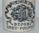 Delcampe - ANCIEN POT MOUTARDE DIJON GREY POUPON Céramique OPAQUE De SARREGUEMINES XXe Collection Déco Vitrine - Sarreguemines (FRA)