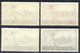 GRAN BRETAGNA 1955 Castelli Con Efficie Elisabetta II, De La Rue ** MNH LUX, Firme A. Diena, Cat UNIF. 283A/286A - Unused Stamps