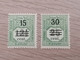 LUXEMBOURG 1920 Portomarken - Timbres-TAXE Mi / Yt 8-9 Aufdruck - Surcharges MNH ** Postfrisch - Segnatasse