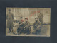 MILITARIA CARTE PHOTO MILITAIRE GROUPE DE SOLDATS AVEC UNE MITRAILLEUSE ECRITE DE SENS EN 1915 : - Weltkrieg 1914-18