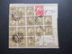 Jugoslawien SHS 1922 Paketkarte Aus Loka Pri Zusmu (Slowenien) Mit Freimarken Nr. 155 (20) Und Nr. 158 MiF - Storia Postale