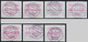 Luxemburg Luxembourg Timbres ATM 1-3 / Frama Automatenmarken Komplett Vollstempel Vom Standort Etiquetas Automatici - Postage Labels