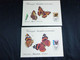 BELG.2013 4321 & 4322 FDC MCARDS : Vlinders - Papillons - 2011-2014