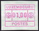 Delcampe - Luxemburg Luxembourg Timbres ATM 1-9 / Automatenmarken 1983-2021 Komplett, Postfrisch / Distributeurs Etiquetas - Automatenmarken