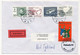GROENLAND - 2 Enveloppes Affranchissements Composés Divers, En Exprès - 1985 - Avec Vignettes Philatelia 85 - Storia Postale