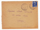 Lettre 1953 Cachet Ambulant Convoyeur De Ligne Monsempron-Libos Agen Marianne De Gandon 15F Lot Et Garonne - 1945-54 Marianne Of Gandon