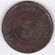 Ile Maurice , 5 Cents 1923 , George V, KM# 14 - Mauricio