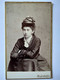 CDV USA - Portrait Jeune Fille - Mode D'époque - Chapeau à Voir - Ingraham Brothers, Massachusetts - 1870  TBE - Old (before 1900)