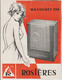 2 FICHES TECHNIQUES PUBLICITAIRES RADIATEUR ROSIERES MAZOUNET 330, CUISINIERE 6452 GODIN - Otros Planes