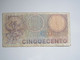 1979 BILLET Italie Italia 500 Lire Cinquecento - 500 Liras