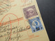 Jugoslawien 1931 Bulletin D'expedition Paketkarte / Postanweisung Karlovac - Skoplje An Einen Soldaten / Militärpost - Brieven En Documenten