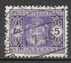 Italy 1945. Scott #J62 (U) Coat Of Arms - Postage Due