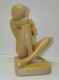 Delcampe - SUJET SCULPTURE PLATRE ANCIEN ART DECO FEMME NUE DENUDEE PLATRE PEINT NON Signé COLLECTION DECO VITRINE - Autres & Non Classés