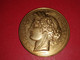 SUPERBE MEDAILLE BRONZE 57 Gr. OFFERT PAR LE MINISTRE DE LA GUERRE 1891 Graveur OUDINE LAGRANGE 51mm - Firma's