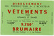 Buvard Ancien Vêtements Brumaire. - L