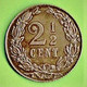 PAYS BAS / 2 1/2 CENT / 1905 - 2.5 Centavos