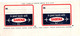 SABENA - Belgian World Airlines - Brussels - London - Brussels - 23 Mars 1970 + 2 Labels Sabena Valises. - Europe