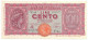 100 LIRE ITALIA TURRITA TESTINA 10/12/1944 SUP+ - Otros