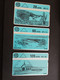 ARUBA L&G   CARD   AFL 5,-, 15,- 30,- SERIE 3 CARDS SERIE; 305A,204B,204C      Fine Used Card  **5766** - Aruba