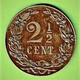 PAYS BAS / 2 1/2 CENT / 1905 - 2.5 Cent