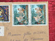 Experts Brun/Fils-PARIS 49 Marcophilie Lettre Recommandé 1970-☛Timbres 3 Tableaux Ste Chapelle Paris/F .Bouchet-tarif 5f - 1961-....