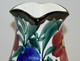 VASE ANCIEN SCHRAMBERG SMF 55 Grosses Fleurs Colorées Seventies 70 Déco Vintage Allemagne COLLECTION DECO VITRINE - Otros & Sin Clasificación