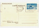 POINTE DE GRAVE Mémorial Carte Postale Entier 1 F Rouge Ob Meca Inauguration Recto 5c +2c 1/2 Orphelin Yv 163 EP 13 - Cartes Postales Types Et TSC (avant 1995)