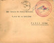 FRANCHISE CROIX ROUGE POLONAISE HAUTEVILLE LOMPNES AIN SANATORIUM 12/11/1947 POUR PARIS MALADE MADEYSKI - WW II