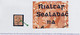 Ireland 1922 Harrison Rialtas Coils 2d Orange Die 2, Var "Bald Patch Behind Ear", Fine Used, Dublin Cds - Used Stamps