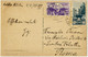 Etiopia 1938 Cartolina Addis Abeba-Roma Con N. 2 C. 20 Violetto E Eritrea N. 209 L. 1 Cat. € 180. Al Recto Vedi Timbro - Ethiopia