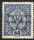 Venezia Giulia 1918 Sas. N. 12 H60 Cobalto Scuro **MNH Cat. € 100 - Trentino