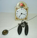 ANCIEN MOUVEMENT FORET NOIRE SONNERIE CLOCHE XIXe COMPLET CADRAN EMAIL Pendulum Collection Déco Vitrine - Horloges