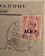 "CALYMNOS DODECANESE 1946"RRR ! With Rural Postman H,s M.E.F. Occupation Cover(Italia Colonie Egeo Greece GB Italy WW2 - Dodecaneso