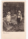 ALLEMAGNE .DEIDESHEIM. PHOTO- CARTE. ENFANTS. JUNGE GÄRTNER.  " JEUNES JARDINIERS ". ANNEE 1946 - Deidesheim